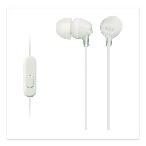 Image of Sony® MDR-EX15AP/W MDREX15AP Fashion Color EX Earbuds, White