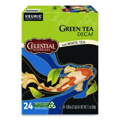 Image of Celestial Seasonings® 5000330012 Decaffeinated Green Tea K-Cups, 24/box