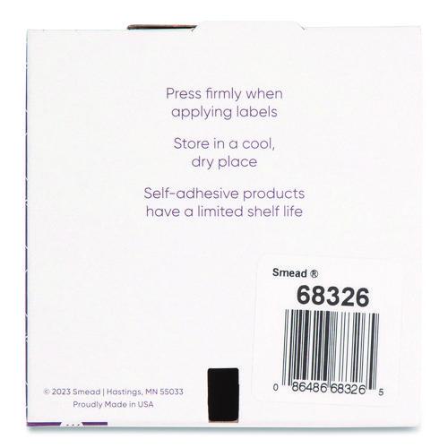 Image of Smead Yearly End Tab File Folder Labels, 0.75 x 1.5, Orange, 500/Roll