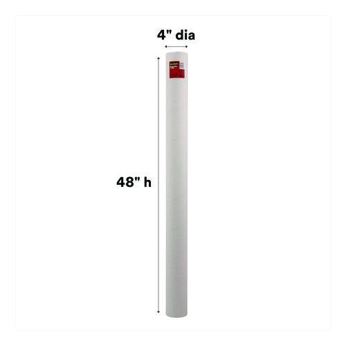 Image of Scotch 7982 Mailing Tube, 48" Long, 4" Diameter, White, 12/Carton