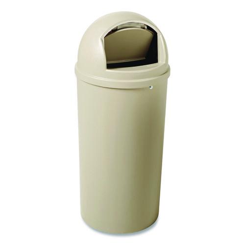 Image of Rubbermaid® Commercial FG816088BEIG Marshal Classic Container, 15 gal, Plastic, Beige