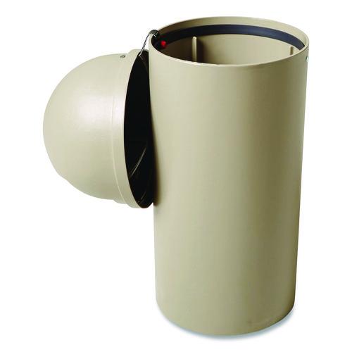 Image of Rubbermaid® Commercial FG816088BEIG Marshal Classic Container, 15 gal, Plastic, Beige