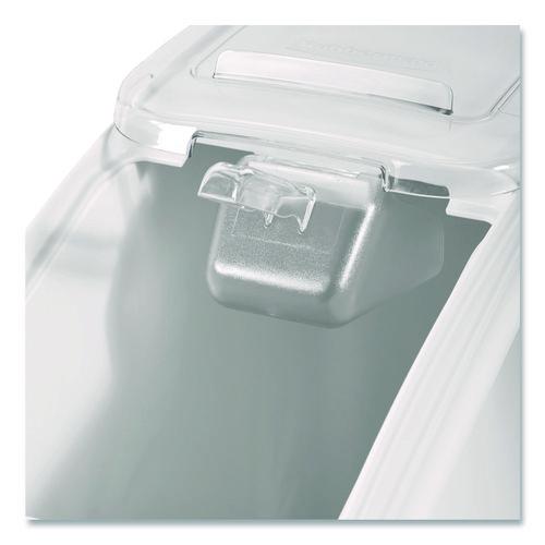 Image of Rubbermaid® Commercial FG360088WHT ProSave Mobile Ingredient Bin, 20.57 gal, 13.13 x 29.25 x 28, White, Plastic