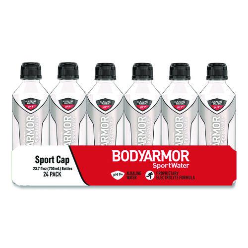 Image of BodyArmor SportWater Alkaline Water, 23.67 oz Bottle, 24/Pack