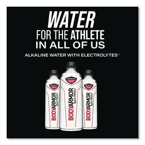 Image of BodyArmor SportWater Alkaline Water, 23.67 oz Bottle, 24/Pack