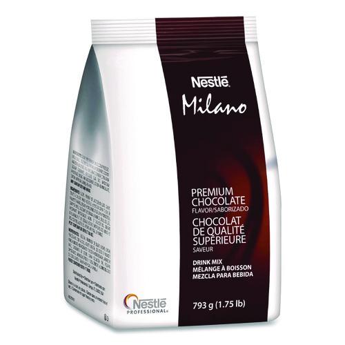 Image of Nestle® NES81794 Milano Premium Chocolate Hot Cocoa Mix, 28 oz Packet, 4/Carton