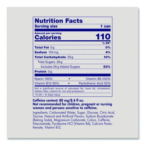 Image of Red Bull® RBD99124 Energy Drink, Original Flavor, 8.4 Oz Can, 24/carton