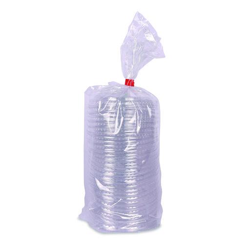 Image of Eco-Products® EP-FLCS GreenStripe Cold Cup Sip Lids, Fits 9 oz/12 oz to 24 oz Cold Cups, Plastic, Clear, 1,000/Carton