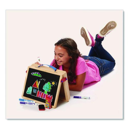 Image of Cra-Z-Art® 10874-24 Chalk and Eraser Set, (12) White/(12) Assorted