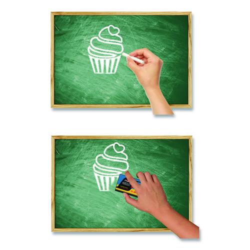 Image of Cra-Z-Art® 10874-24 Chalk and Eraser Set, (12) White/(12) Assorted