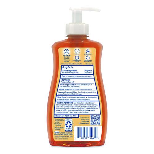Image of Dial® Professional 1700035470 Antibacterial Defense Gold Hand Soap + Aloe, Original Scent, 11 oz Pump Bottle, 12/Carton