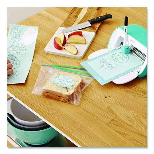 Image of Cricut® 2007811 Joy LightGrip Machine Mat, 1/2" Grid, 4.5" x 12", Blue