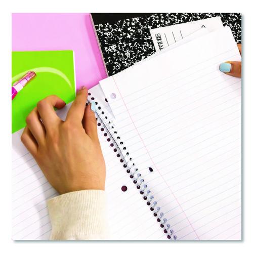 Image of BAZIC® Products BAZ561 Spiral Notebooks, 3-Subject, Medium/College Rule, Randomly Assorted Cover Color, (120) 10.5 x 8 Sheets
