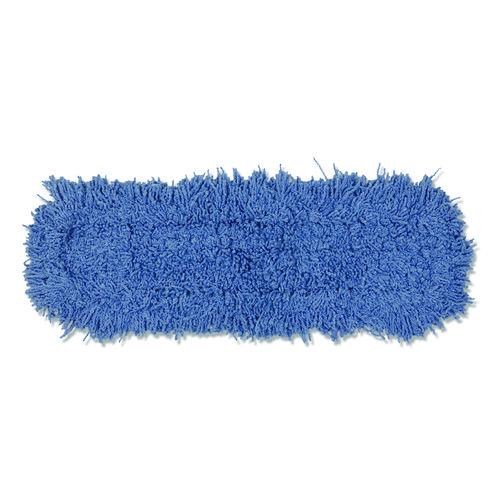 Image of Rubbermaid® Commercial FGJ25700BL00 Dust Mop Head, Synthetic Blend, 48" Width, Blue