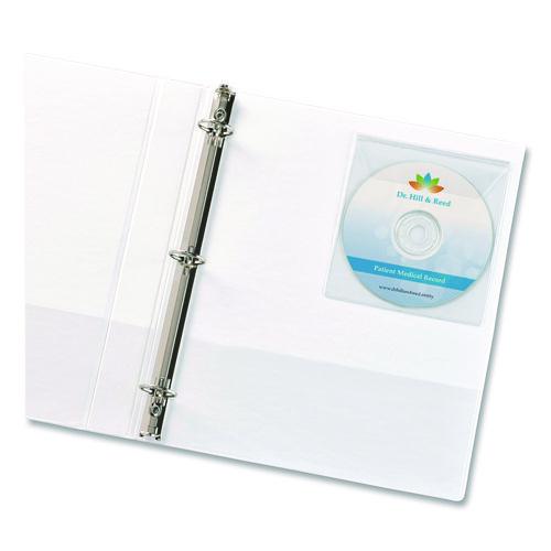 Image of Avery® 73721 Self-Adhesive Media Pockets, 1 Disc Capacity, Clear, 10/Pack