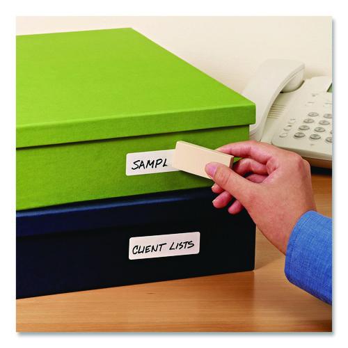 Image of Avery® 05429 Erasable Id Labels, Inkjet/laser Printers, 0.88 X 2.88, White, 8/sheet, 10 Sheets/pack