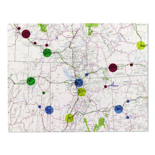 Image of Avery® 05796 Handwrite-Only Self-Adhesive "See Through" Removable Round Color Dots, 0.25" dia, Assorted, 216/Sheet, 4 Sheets/Pack, (5796)