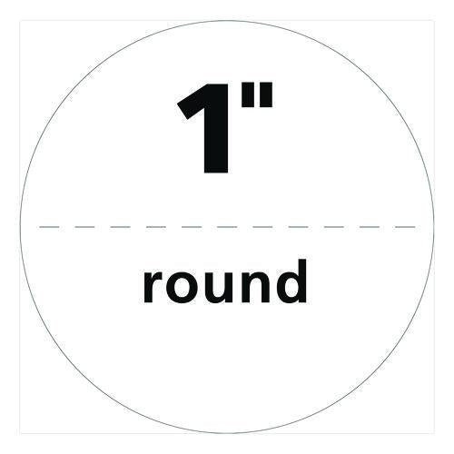 Image of Avery® 05247 Printable Mailing Seals, 1" dia, White, 15/Sheet, 40 Sheets/Pack, (5247)