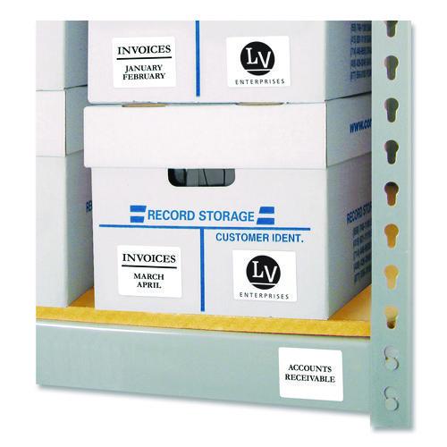 Image of Avery® 06572 Permanent Id Labels W/ Sure Feed Technology, Inkjet/laser Printers, 2 X 2.63, White, 15/sheet, 15 Sheets/pack