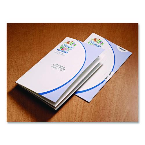 Image of Avery® 05278 Printable Mailing Seals, 1.5" dia, White, 6/Sheet, 40 Sheets/Pack