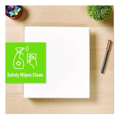 Image of Avery® 17141 Touchguard Protection Heavy-Duty View Binders With Slant Rings, 3 Rings, 1" Capacity, 11 X 8.5, White