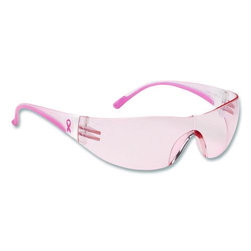 Image of Bouton® 250-10-0904 Eva Optical Safety Glasses, Frameless, Pink Single Lens