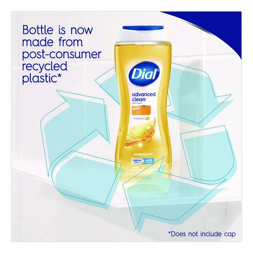 Image of Dial® 1700009119 Body Wash Advanced Clean Gold, Original Gold Scent, 16 oz, 6/Carton