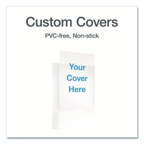 Image of Cardinal® 26300CB XtraLife ClearVue Non-Stick Slant-D Ring Binder, 3 Rings, 1" Capacity, 11 x 8.5, White
