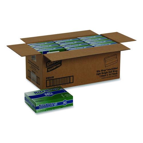 Image of Dixie® RW86W Dispens-A-Wax Waxed Deli Patty Paper, 10.75 x 7.5, 500/Box, 12 Boxes/Carton