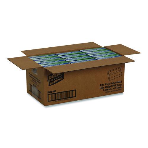 Image of Dixie® RW86W Dispens-A-Wax Waxed Deli Patty Paper, 10.75 x 7.5, 500/Box, 12 Boxes/Carton