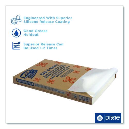 Image of Dixie® 27SGP Greaseproof Liftoff Pan Liner, 24.38 x 16.38, 1,000/Carton