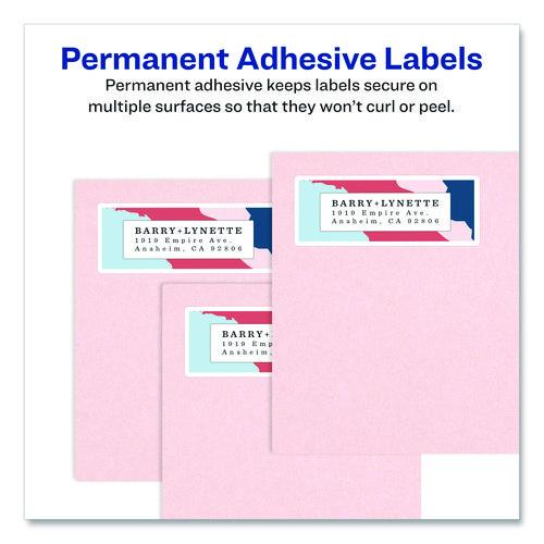 Image of Avery® 95940 White Shipping Labels-Bulk Packs, Inkjet/laser Printers, 3.33 X 4, White, 6/sheet, 250 Sheets/box