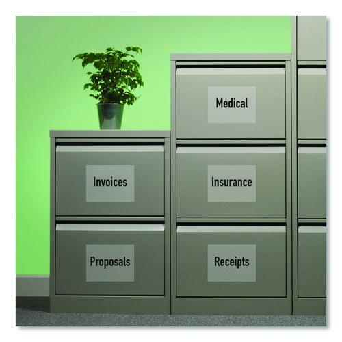 Image of Avery® 18665 Matte Clear Shipping Labels, Inkjet Printers, 8.5 X 11, Clear, 10/pack