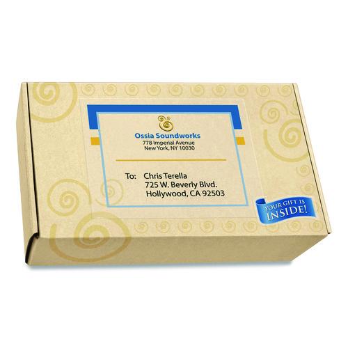 Image of Avery® 18665 Matte Clear Shipping Labels, Inkjet Printers, 8.5 X 11, Clear, 10/pack