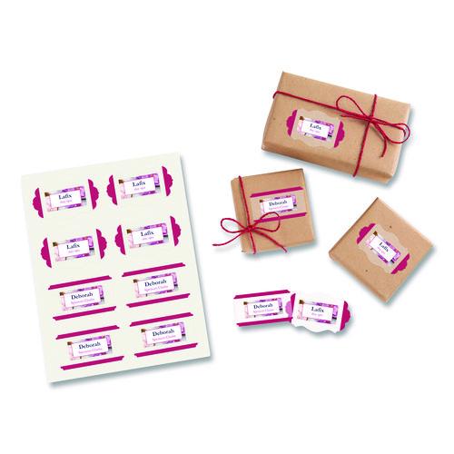 Image of Avery® 18665 Matte Clear Shipping Labels, Inkjet Printers, 8.5 X 11, Clear, 10/pack