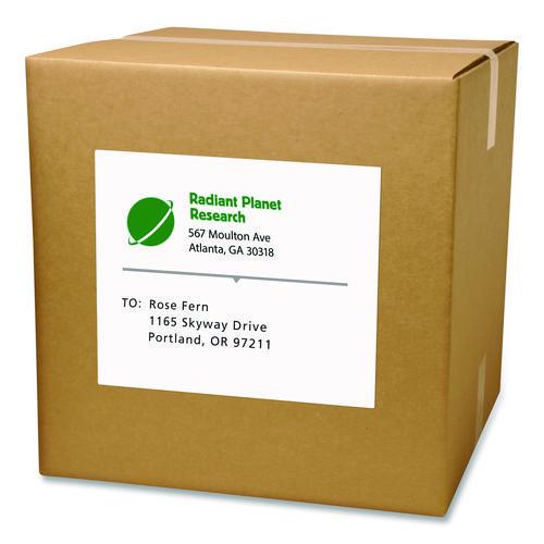 Image of Avery® 95920 White Shipping Labels-Bulk Packs, Inkjet/laser Printers, 8.5 X 11, White, 250/box
