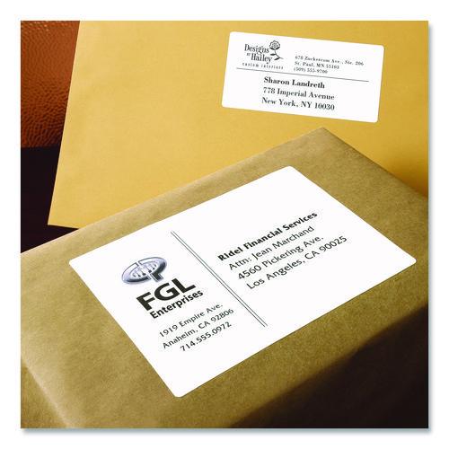 Image of Avery® 95935 White Shipping Labels-Bulk Packs, Inkjet/laser Printers, 3.5 X 5, White, 4/sheet, 250 Sheets/box