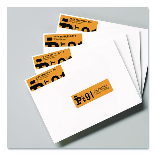 Image of Avery® 06870 Vibrant Laser Color-Print Labels w/ Sure Feed, 0.75 x 2.25, White, 750/PK