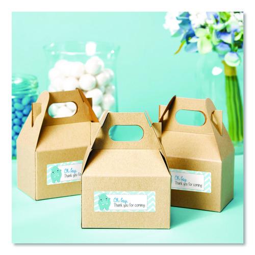 Image of Avery® 06870 Vibrant Laser Color-Print Labels w/ Sure Feed, 0.75 x 2.25, White, 750/PK