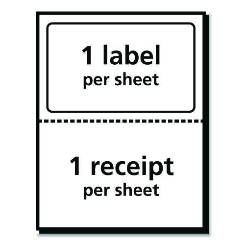 Image of Avery® 8127 Shipping Labels With Trueblock Technology, Inkjet Printers, 5.06 X 7.62, White, 25 Sheets/pack