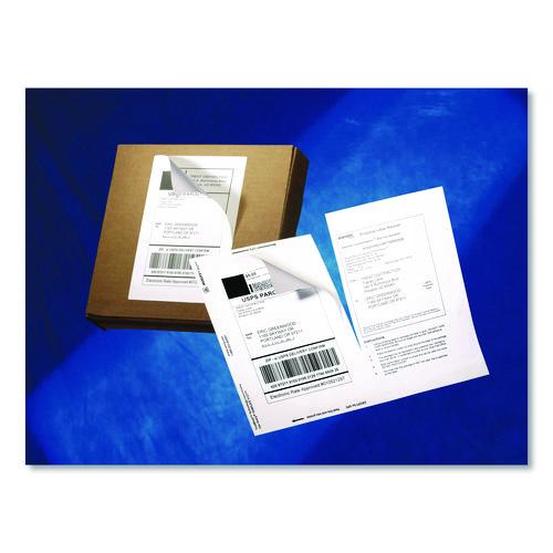 Image of Avery® 8127 Shipping Labels With Trueblock Technology, Inkjet Printers, 5.06 X 7.62, White, 25 Sheets/pack