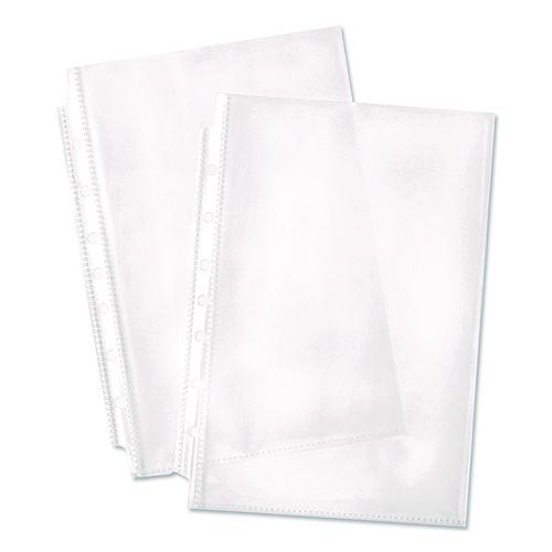 Image of Avery® 77004 Mini Size Heavyweight Diamond Clear Sheet Protector, Side: 7-Hole Punched, Top Load 8.5 x 5.5 Insert, Clear Front, 25/Pack