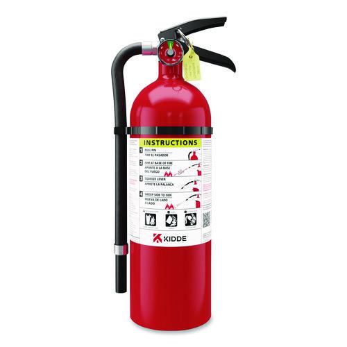 Image of Kidde 21032142 Pro-5MP Series Fire Extinguisher, with Wall Hanger, 3-A:40-B:C
