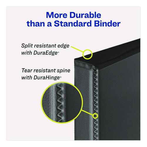 Image of Avery® 23014 Mini Size Protect And Store View Binder With Round Rings, 3 Rings, 1" Capacity, 8.5 X 5.5, Blue
