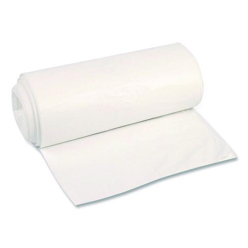 Image of Boardwalk® Z8048MNKR01 High-Density Can Liners, 45 gal, 12 mic, 40 x 48, Natural, Perforated Roll, 250/Carton