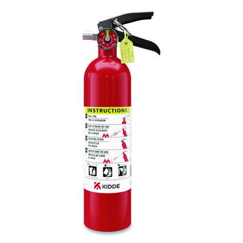 Image of Kidde 21032136 ProLine Dry-Chemical Commercial Fire Extinguisher, 1-A:10-B:C