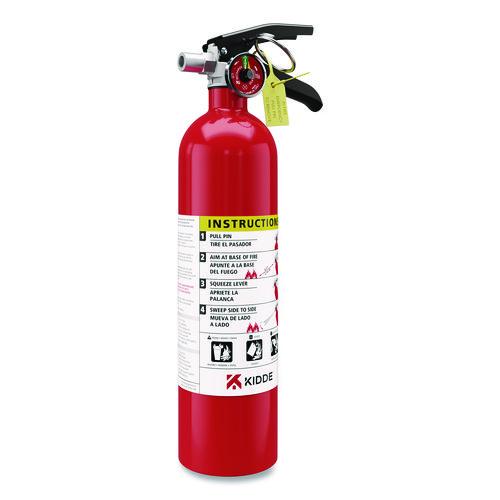 Image of Kidde 21032136 ProLine Dry-Chemical Commercial Fire Extinguisher, 1-A:10-B:C