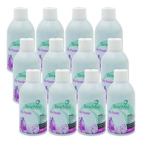 Image of TimeMist® 1042686 Premium Metered Air Freshener Refill, Baby Powder, 7.1 oz Aerosol Spray