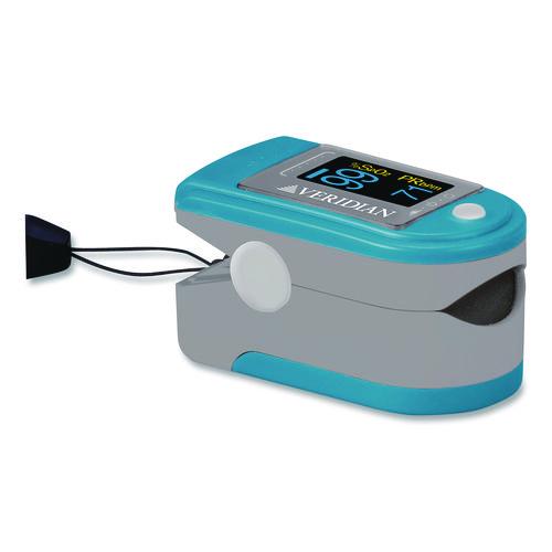 Image of Veridian Healthcare® 11-50D Fingertip Pulse Oximeter, Blue/Gray