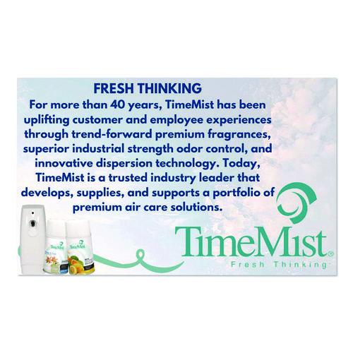 Image of TimeMist® 1042686 Premium Metered Air Freshener Refill, Baby Powder, 7.1 oz Aerosol Spray